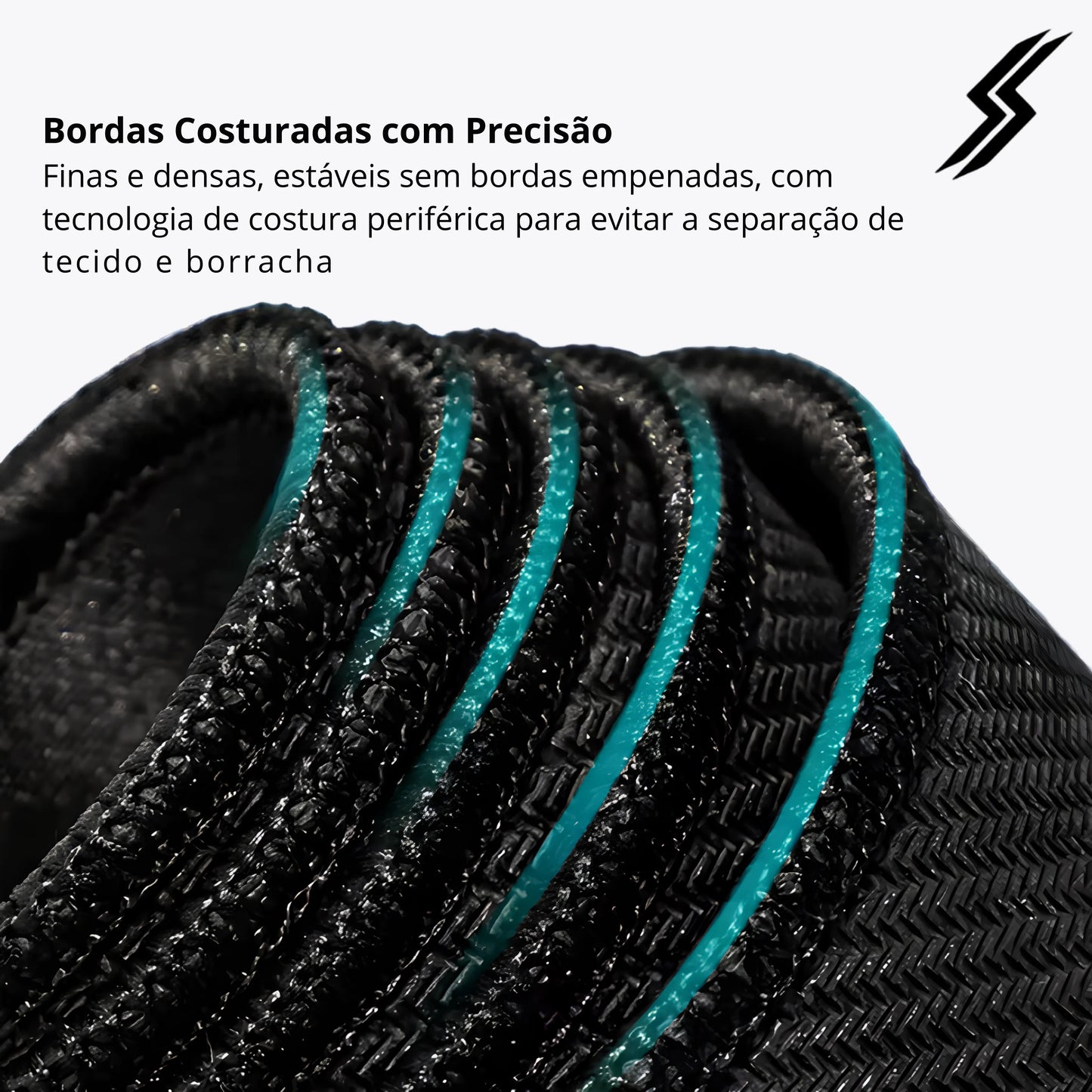 Mousepad gamer com borda costurada