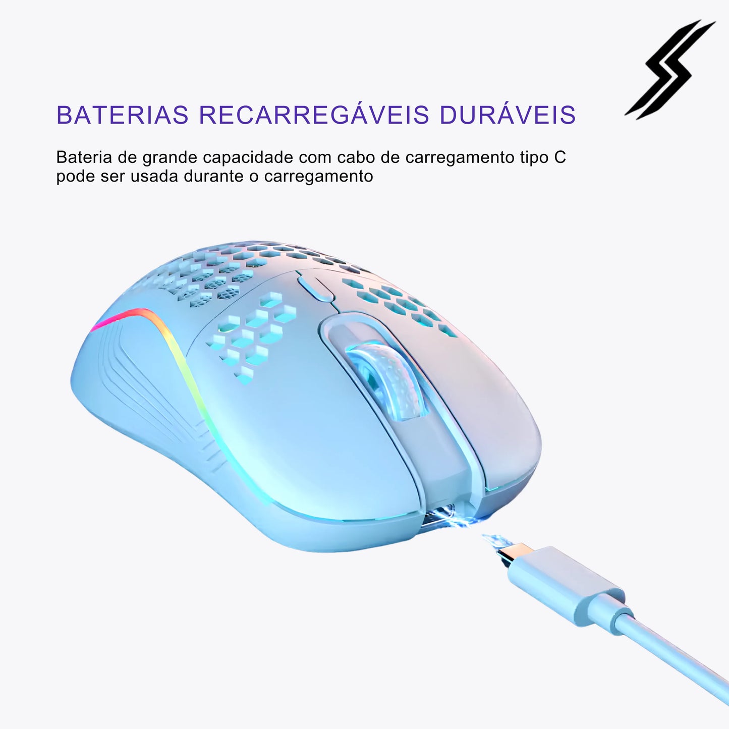 Mouse gamer com boa durabilidade