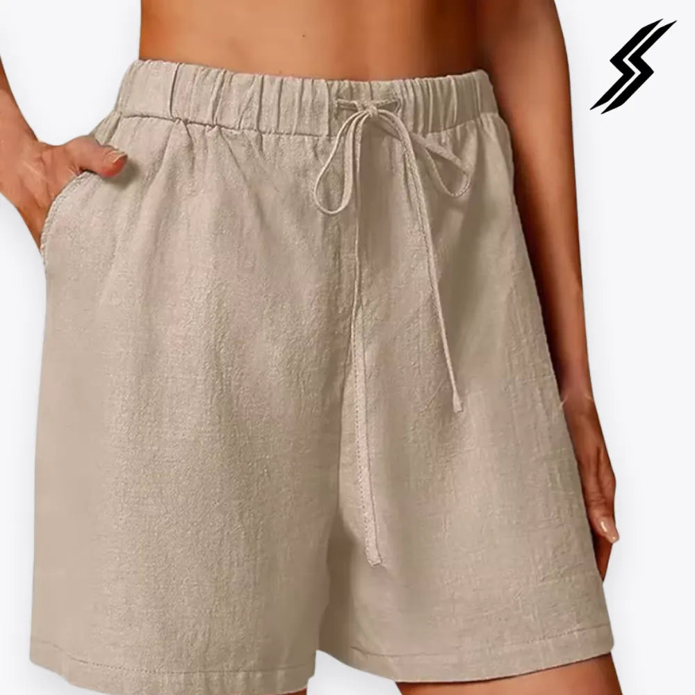 Calção casual feminino