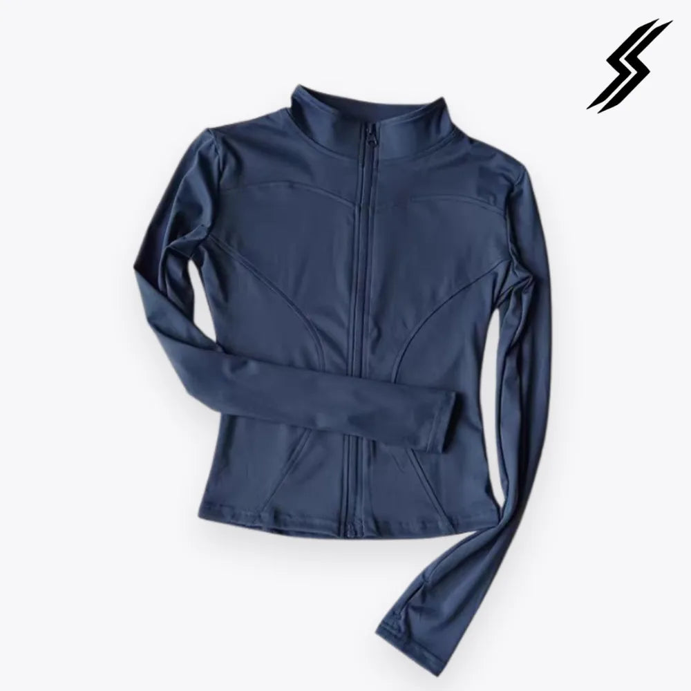 Casaco academia feminino zíper