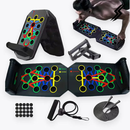 Placa de flexão com Cores